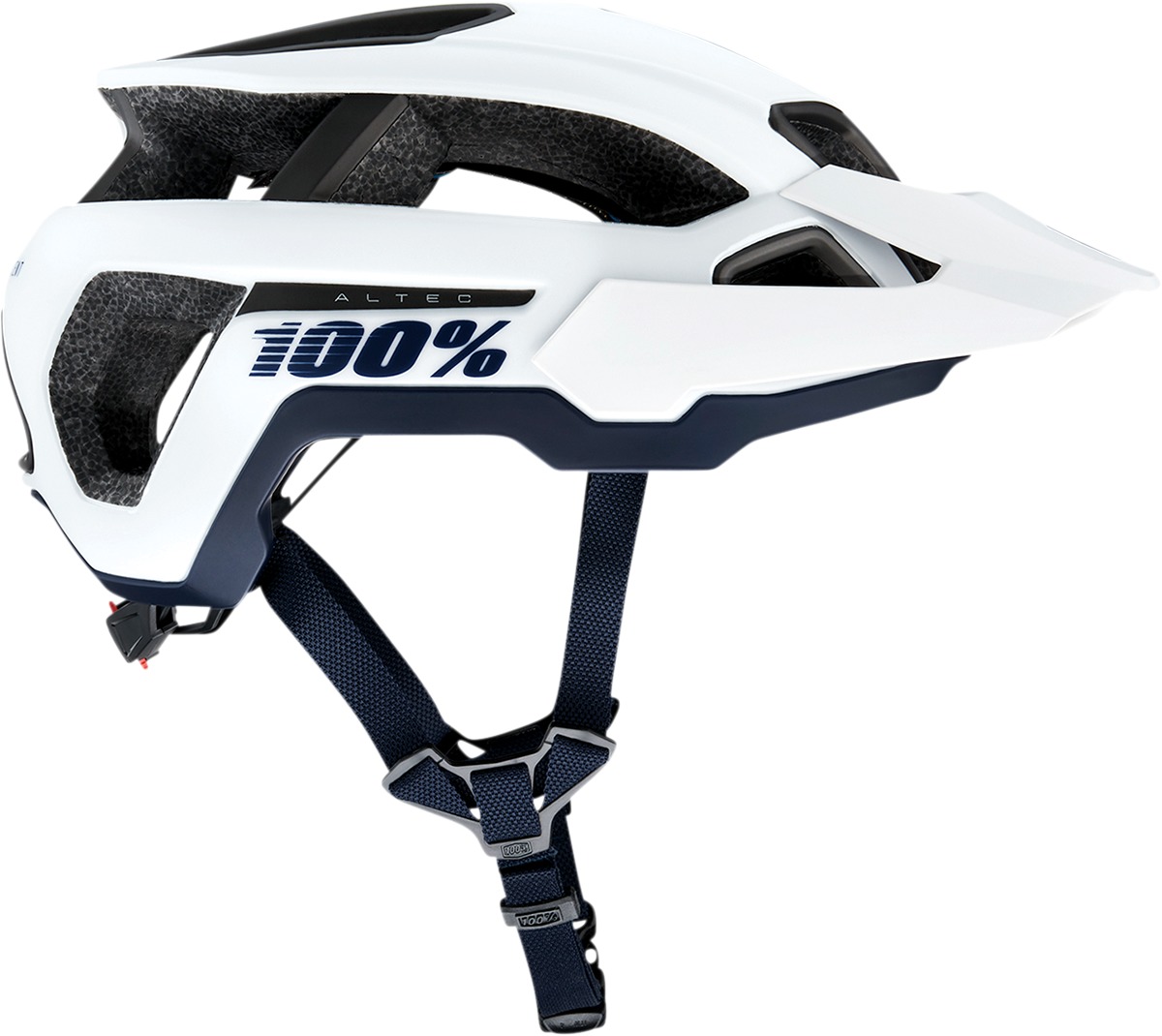 100% Altec Bicycle Helmet XS/S White Gloss Unisex - Smartshock bicycle helmet, XS/S, White Gloss - Click Image to Close