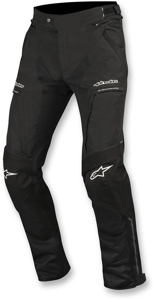Ramjet Air Street Motorcycle Pants Black/White US 4X-Large - Click Image to Close