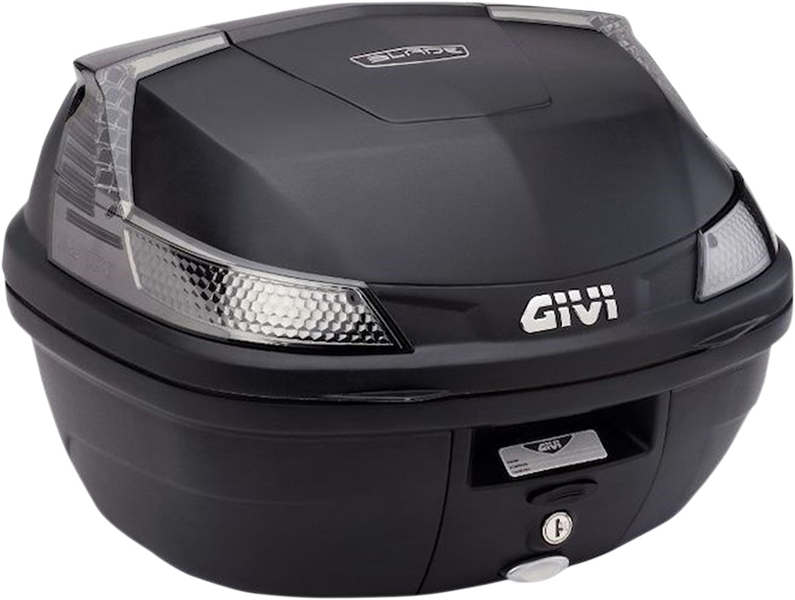 Givi B37 Monolock Blade 37L Top Case Black with Smoke Lens - Click Image to Close