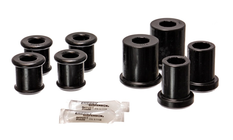 Black Front End Control Arm Bushing Set Fits 04-09 XLR/XLR-V 97-12 Corvette - Click Image to Close