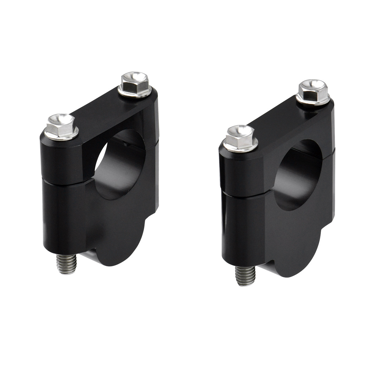 DRC 1 1/8 Inch Handlebar Risers 30mm Black - 30mm bar risers for 1 1/8 inch handlebars - Click Image to Close