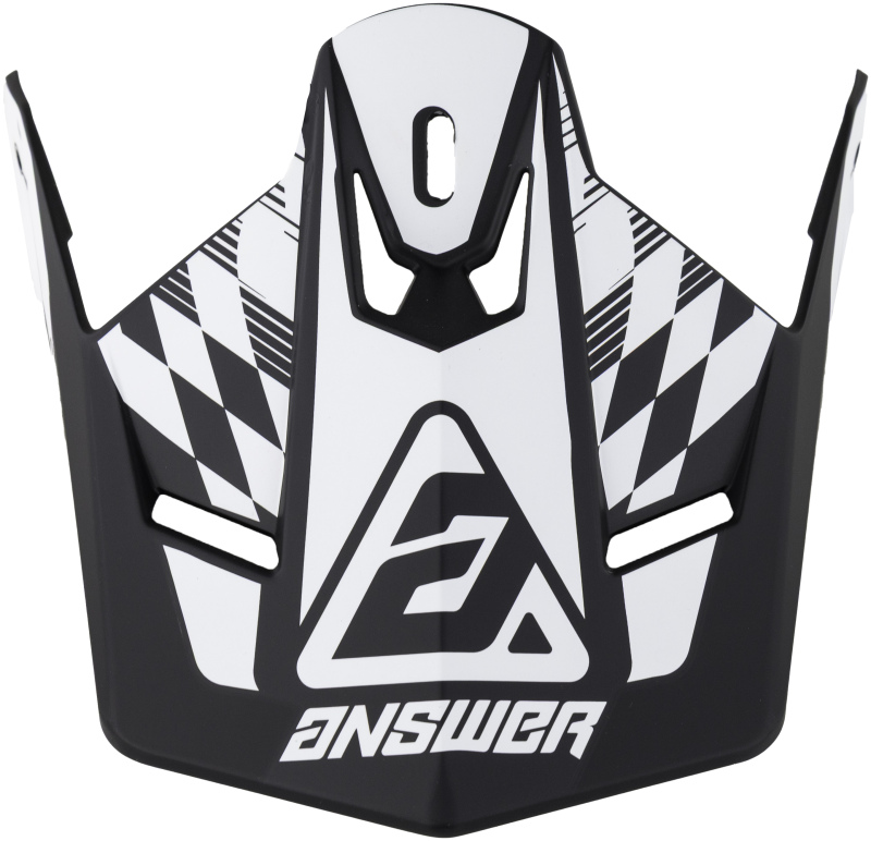 Answer AR1 Sweep Visor Black/White - Replacement visor for Answer AR1 Sweep helmet - Click Image to Close