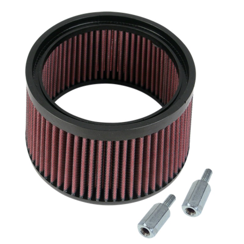S&S 1in Taller Pleated Stealth Air Filter Kit 170-0127 - Click Image to Close