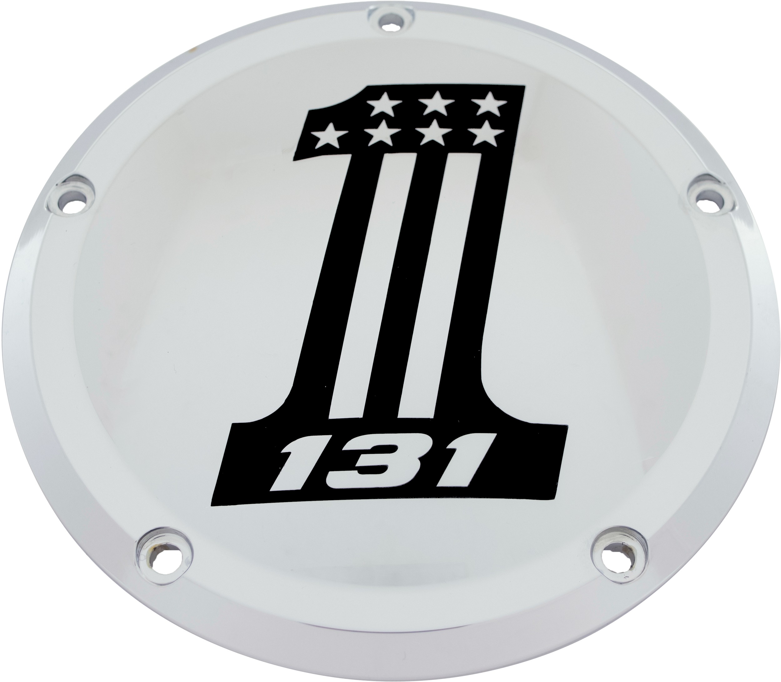 Custom Engraving 6in M8 Softail Derby Cover 131 Chrome For Harley - Chrome derby cover For Harley M8 Softail 2018-2022 - Click Image to Close