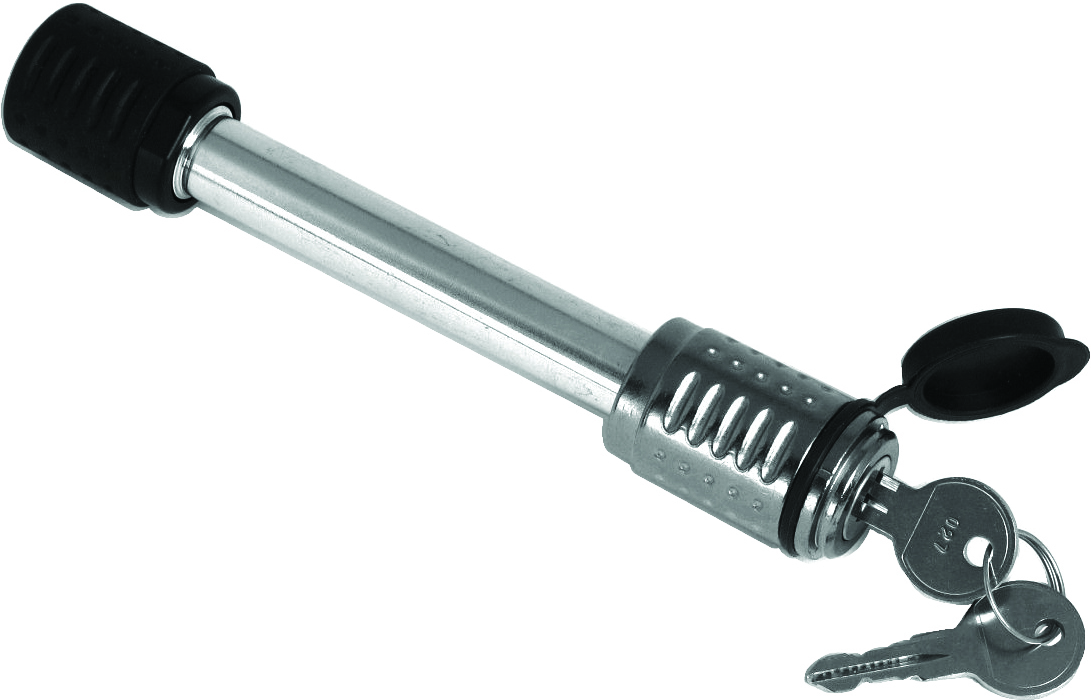 Dead Bolt Hitch Lock XL Heavy Duty Universal Trailer Security - Locking hitch receiver pin for standard hitch applications - Click Image to Close