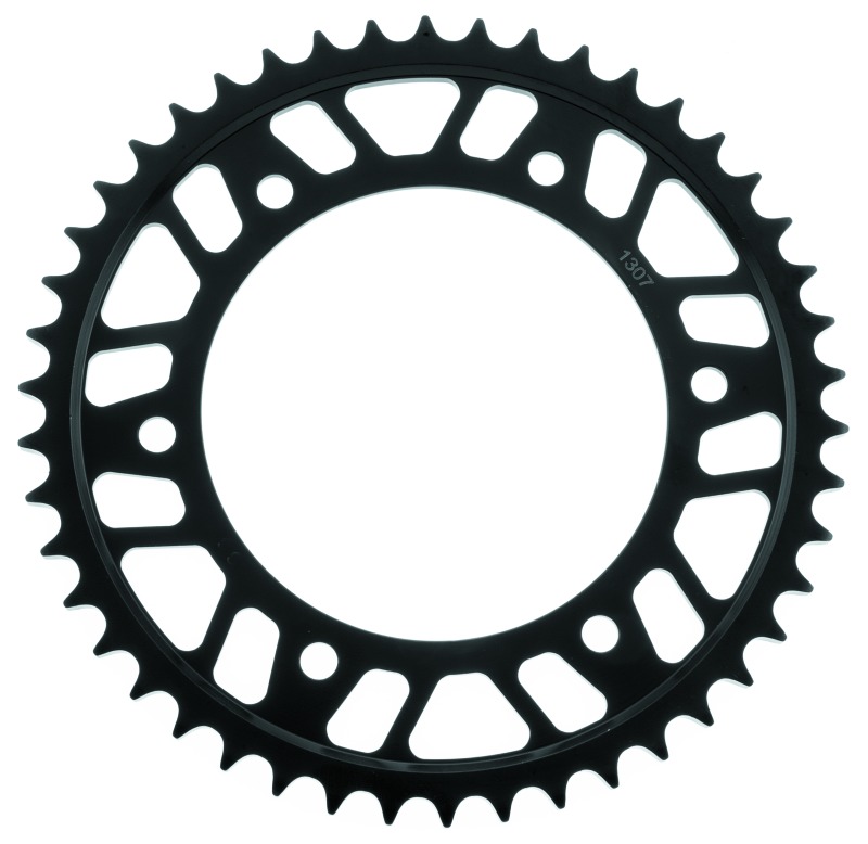 BikeMaster Rear Steel Sprocket 525 43T Black For Honda - 525 pitch 43 tooth rear sprocket For Honda - Click Image to Close