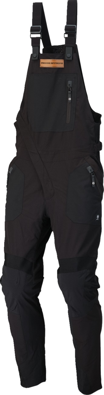 Moose Offroad Motorees Bibs Black Men's Small - Performance riding bibs for men, size Small, Black - Click Image to Close