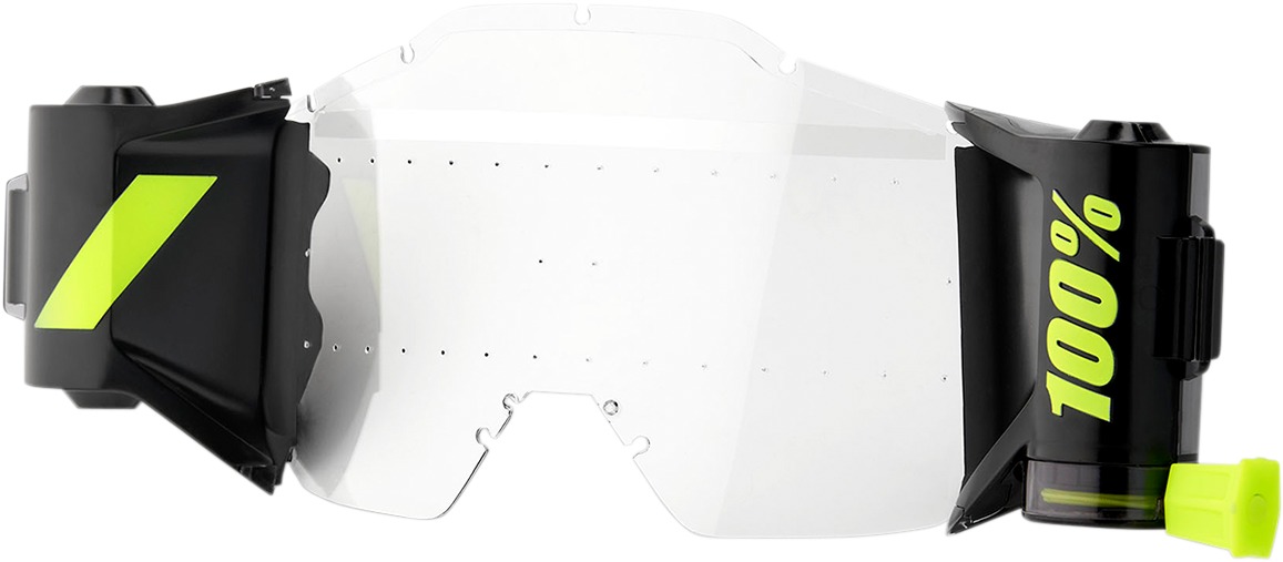 100% Accuri Strata Forecast Junior Roll-Off System Youth Yellow Black - Roll-off system for Accuri/Strata Junior goggles - Click Image to Close