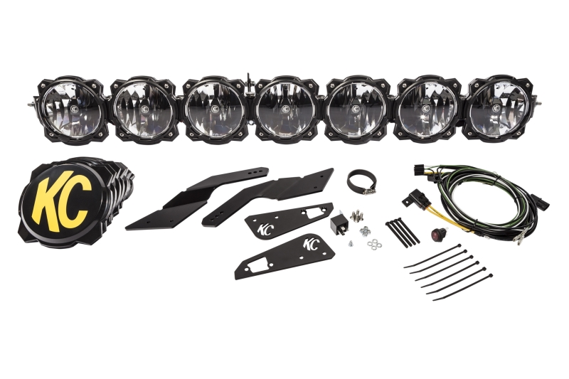 KC HiLiTES Pro6 Gravity LED 45in 7-Light Combo System For Can-Am X3 - 45" Pro6 Gravity LED Light Bar For Can-Am Maverick X3 - Click Image to Close