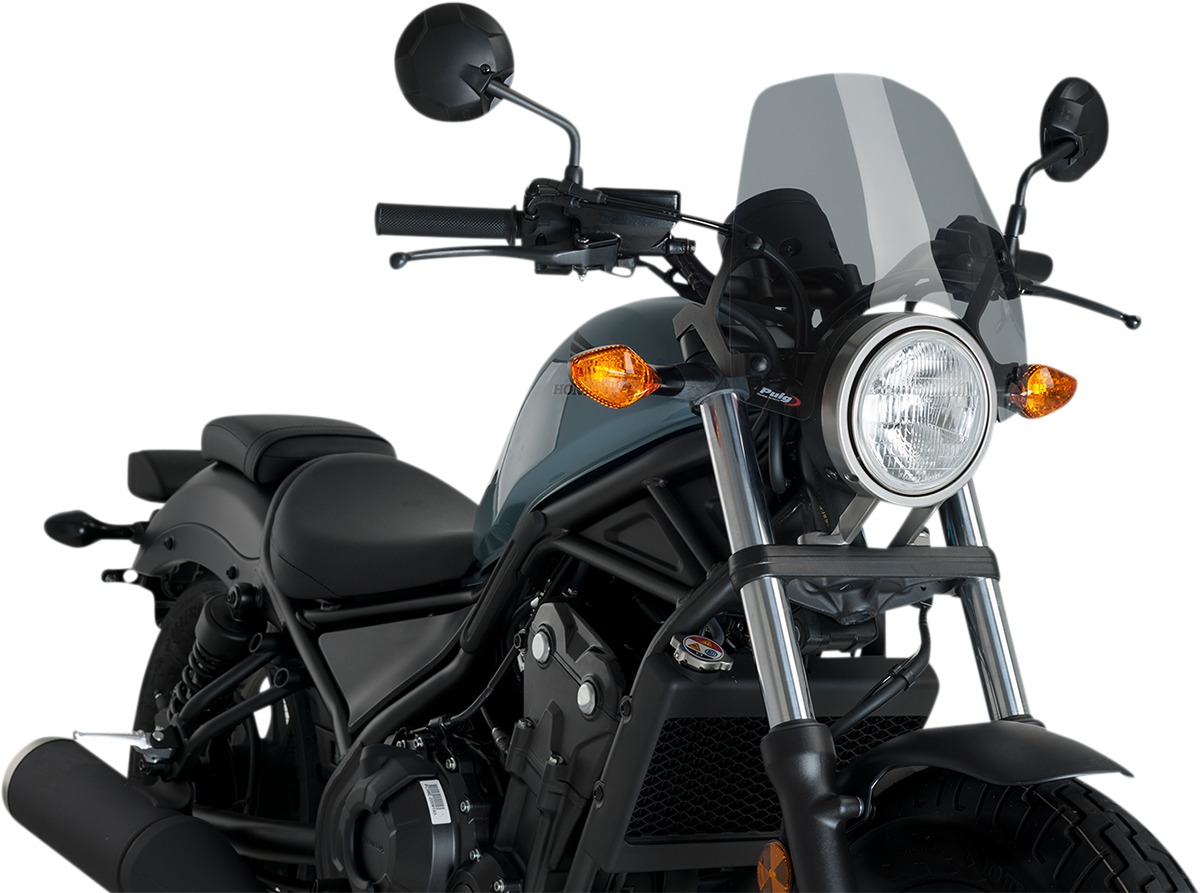 Puig Naked New Gen Sport Windscreen Smoke - Click Image to Close
