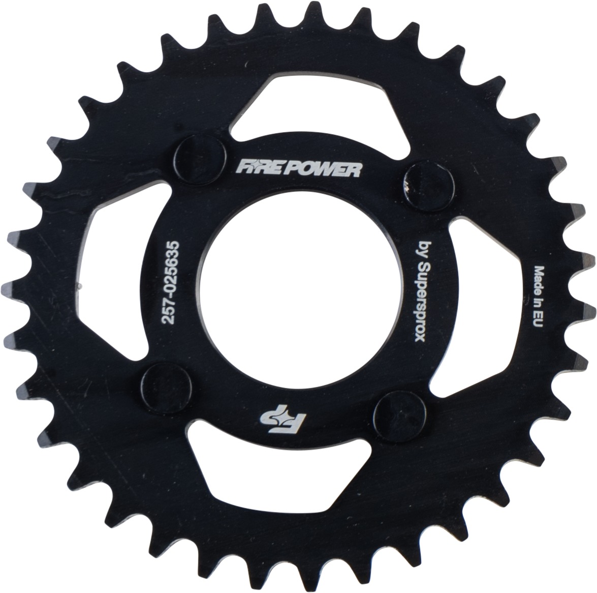Fire Power Rear Steel Sprocket 35T Black For Honda XR75 XR80 XL80S CT70 - Click Image to Close