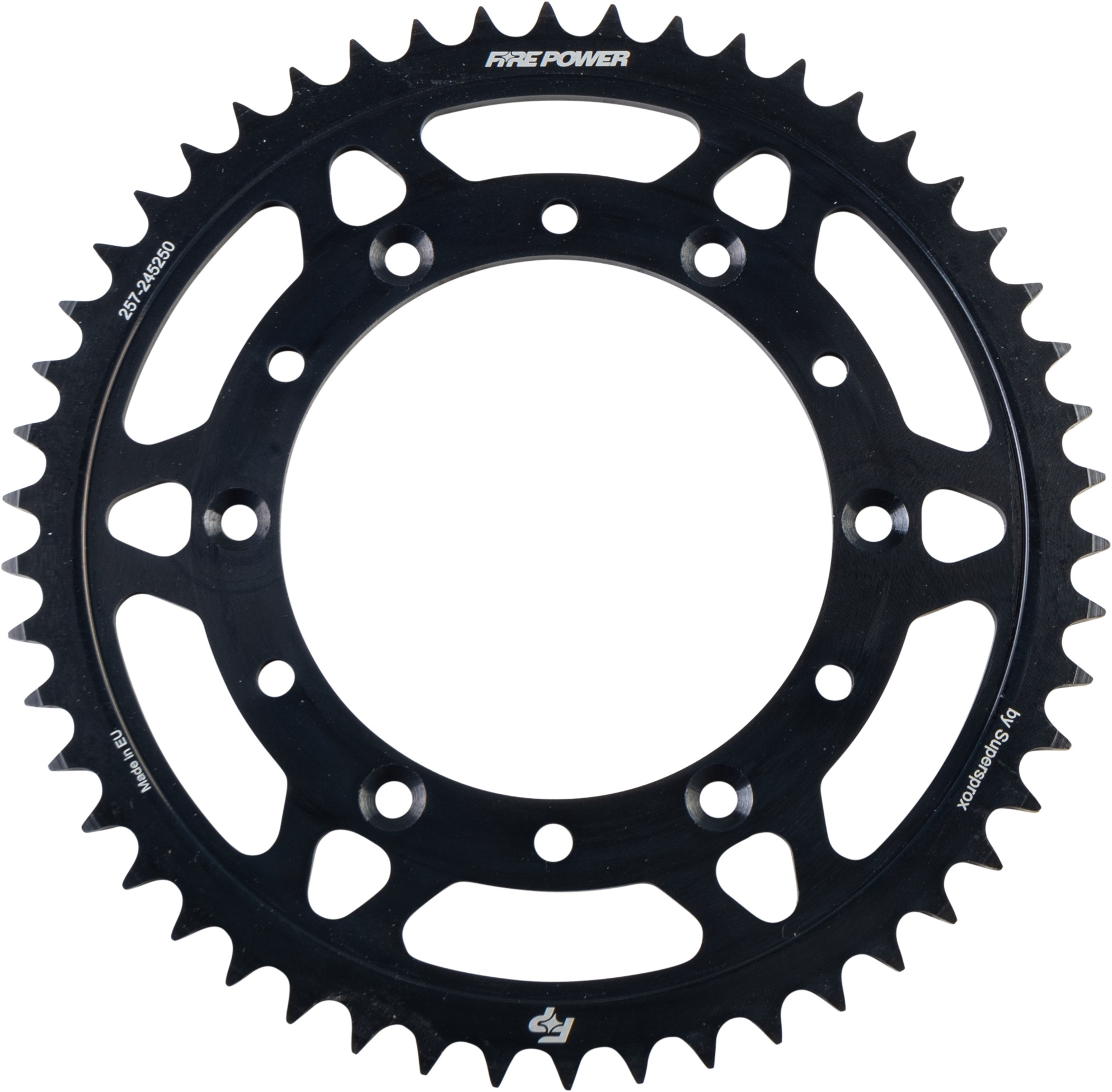 Fire Power Rear Steel Sprocket 50T Black For Honda XR XL Models - 50T rear steel sprocket fits Honda XR XL models - Click Image to Close