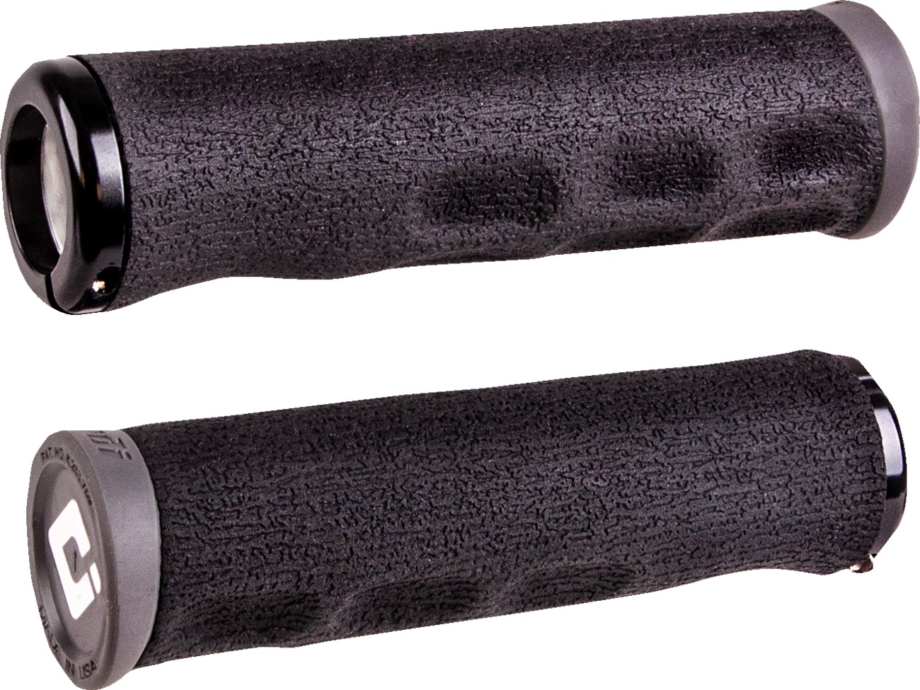 ODI F-1 Series Dread Lock v2.1 Lock-On Grips Black - Lock-on handlebar grips in black for bicycles - Click Image to Close