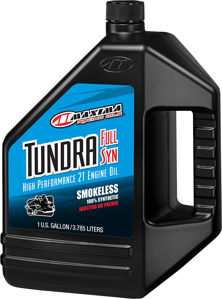 Maxima Tundra Full Synthetic 2T 2-Stroke Snowmobile Oil 128oz - Full synthetic 2-stroke oil for snowmobiles, 128oz - Click Image to Close