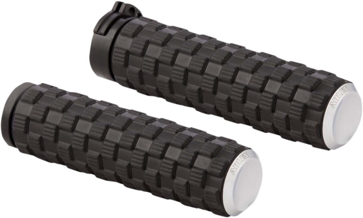 Arlen Ness Air Trax Chrome Cable Grips - Click Image to Close
