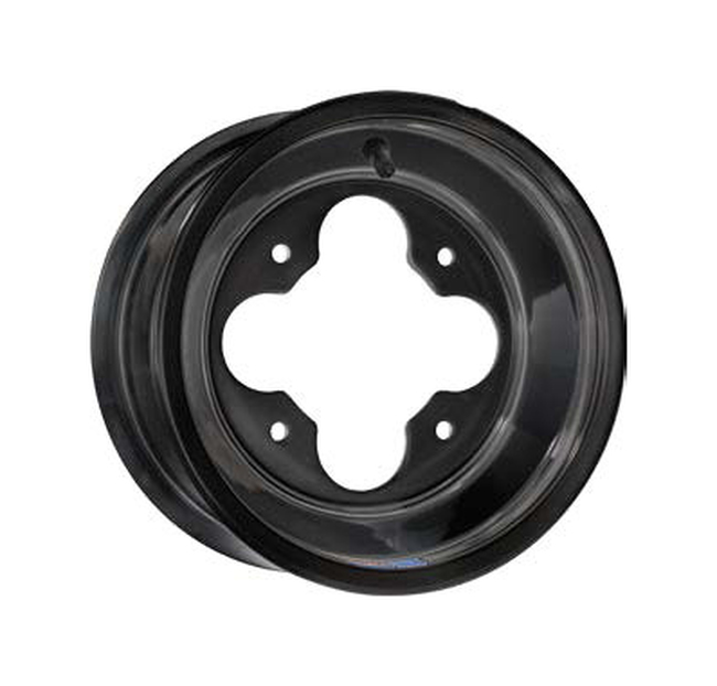 A5 Wheel Matte Black 10X8 3+5 4/115 - Click Image to Close