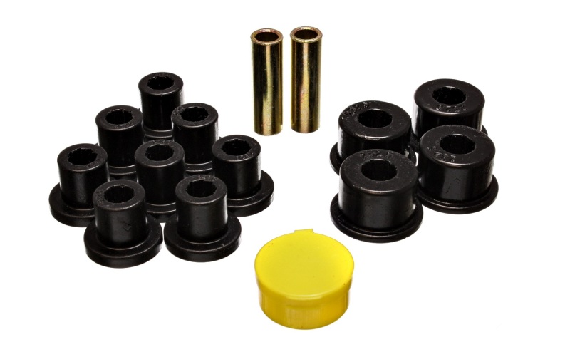 Energy Suspension Rear Leaf Spring Bushing Set Black Fits 74-80 MG MGB - Click Image to Close