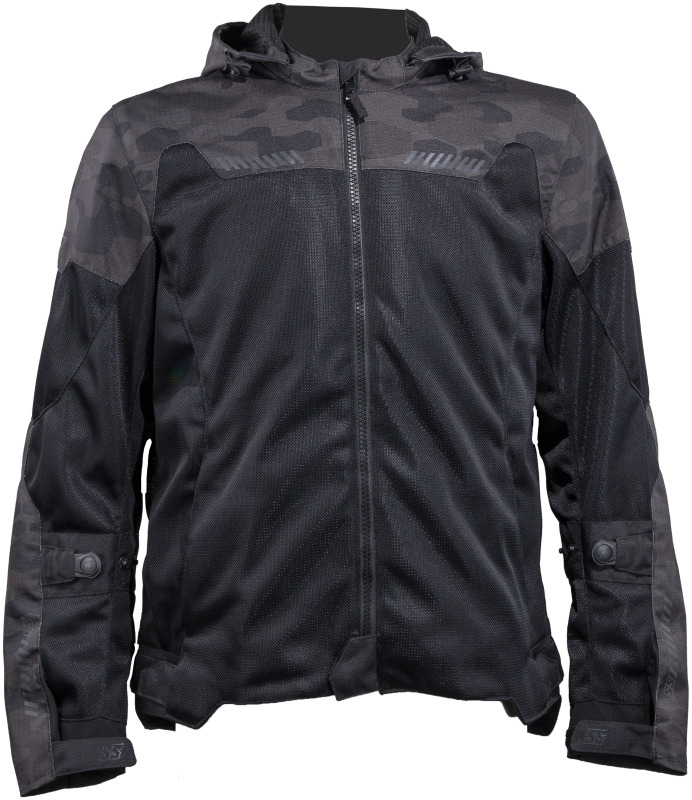 Speed and Strength Trial By Fire Mesh Jacket Camo Small - Mesh textile motorcycle jacket, camo, size small - Click Image to Close