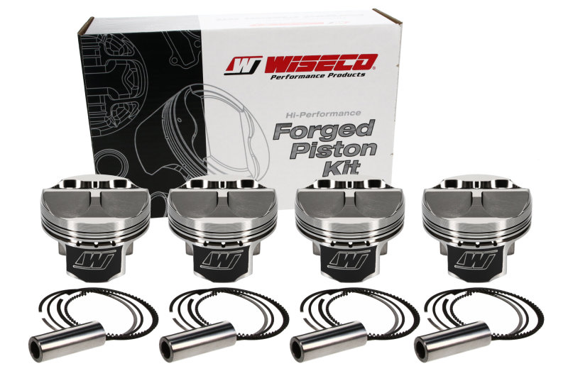 Wiseco Piston Kit +10.5cc Dome 1.181x86.5mm Fits Honda K-Series - Click Image to Close