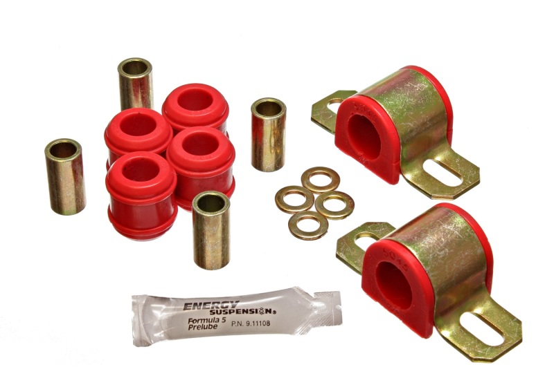 Energy Suspension 23mm Red Sway Bar Bushing Set Fits 79-85 Mazda RX7/Suzuki - Click Image to Close