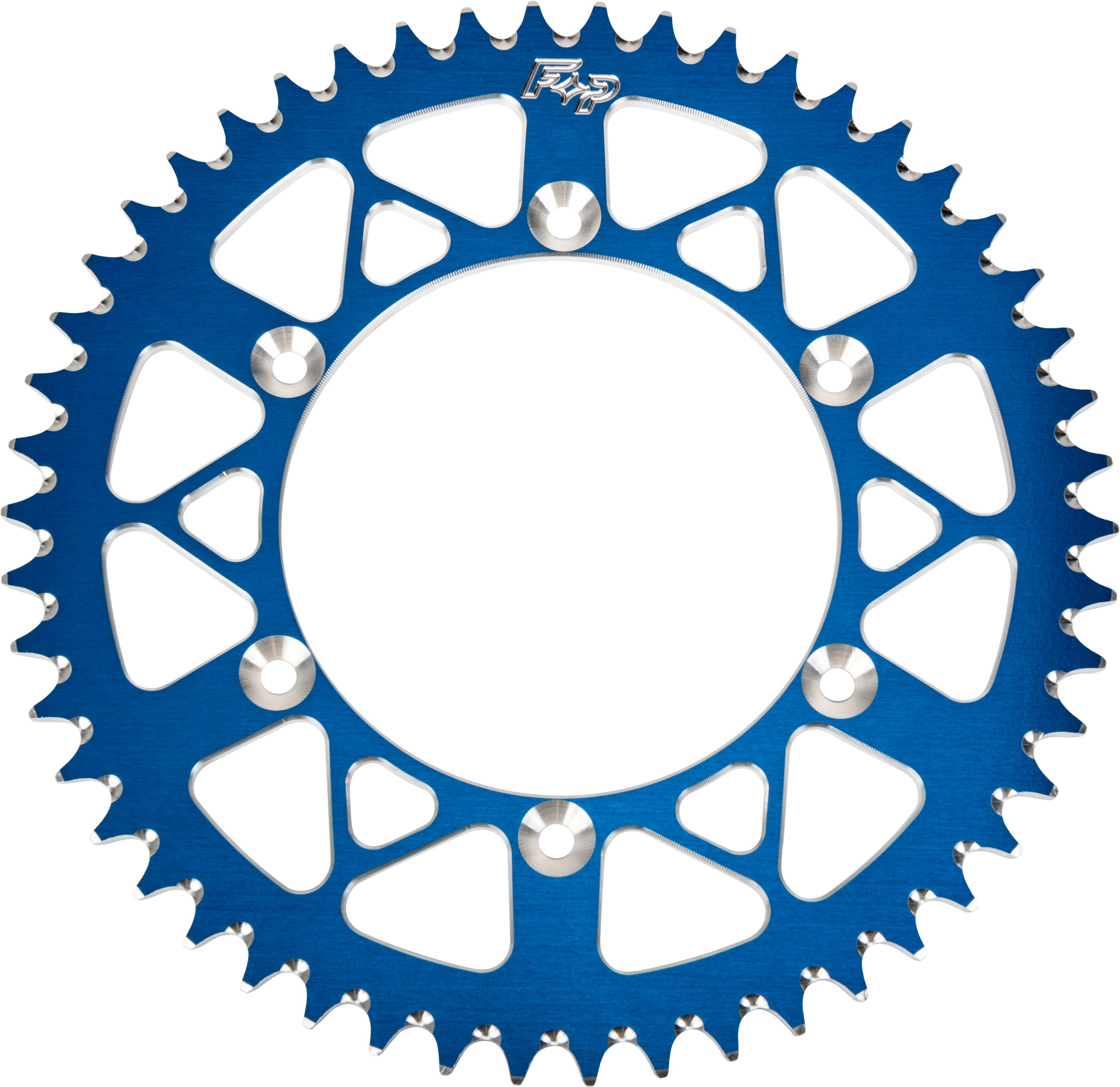 Fire Power Rear Aluminum Sprocket 50T 520 Blue For Yamaha YZ/WR Models - Fits Yamaha YZ/WR models, rear, 50T, 520 chain - Click Image to Close
