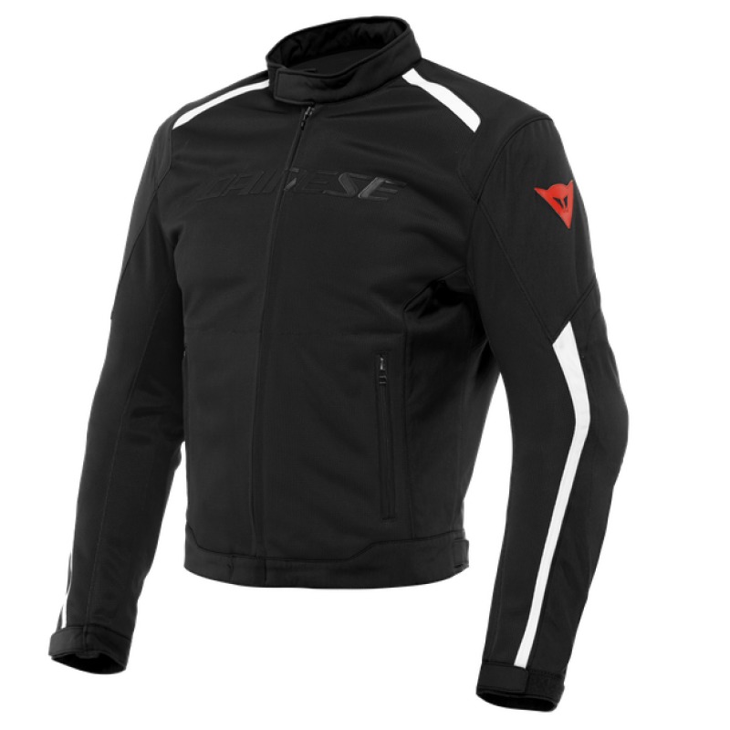 Dainese Hydraflux 2 Air D-Dry Jacket Black/White Size 50 - Lightweight textile riding jacket with waterproof liner - Click Image to Close