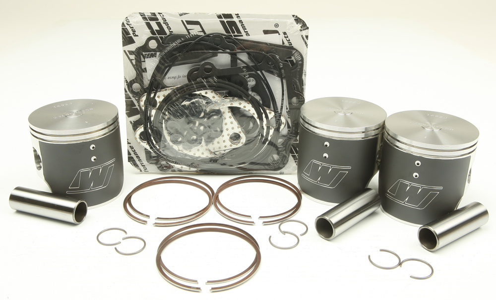 Top End Piston Kit 66.50mm Bore (STD) - For 96-00 Arctic Cat - Click Image to Close