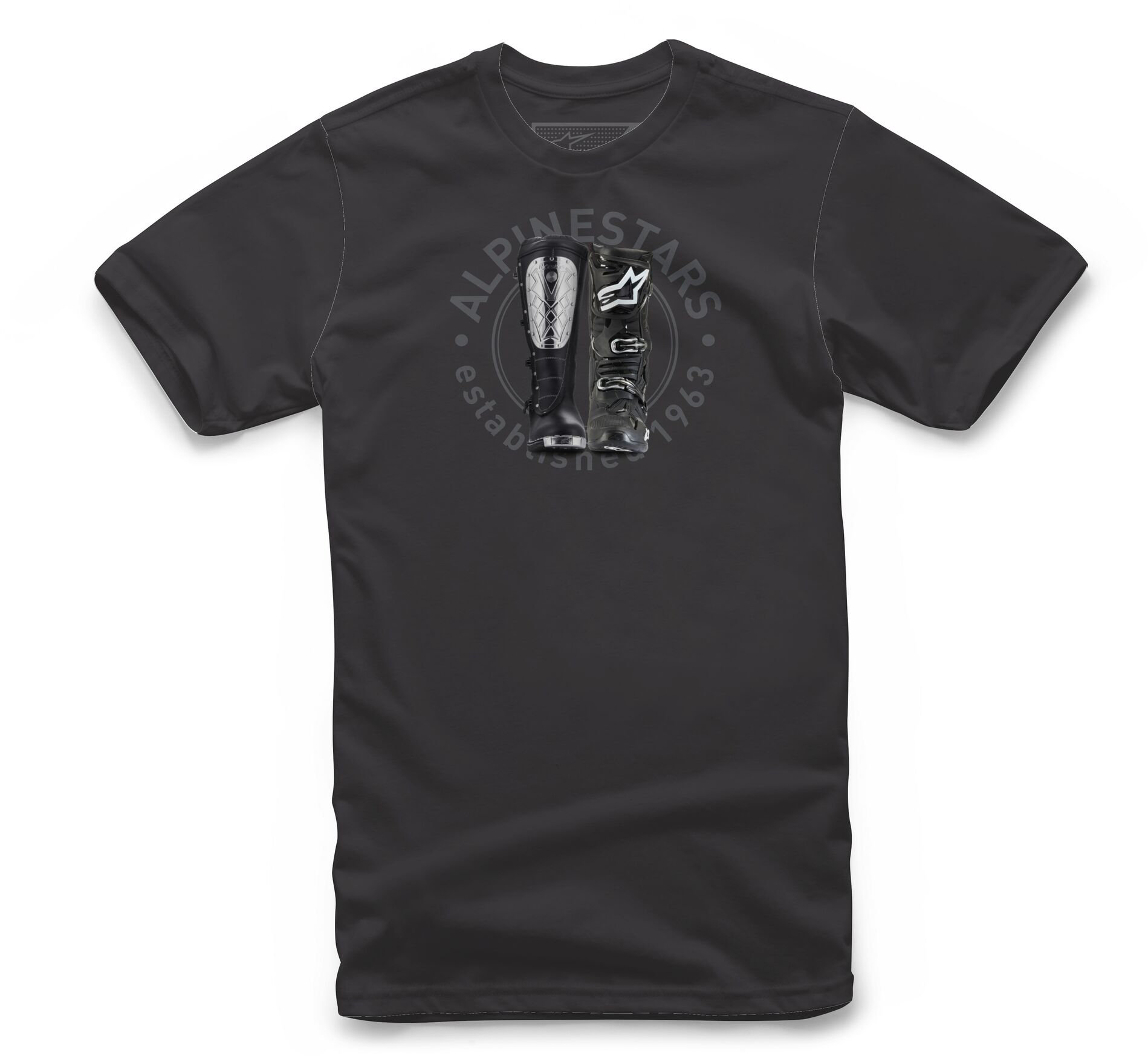 Alpinestars Victory Revolve Tee Black Large - Classic short sleeve tee in black, size large - Click Image to Close