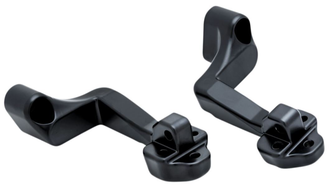 Kuryakyn Passenger Board Mounts Black Fits Indian Models - Click Image to Close