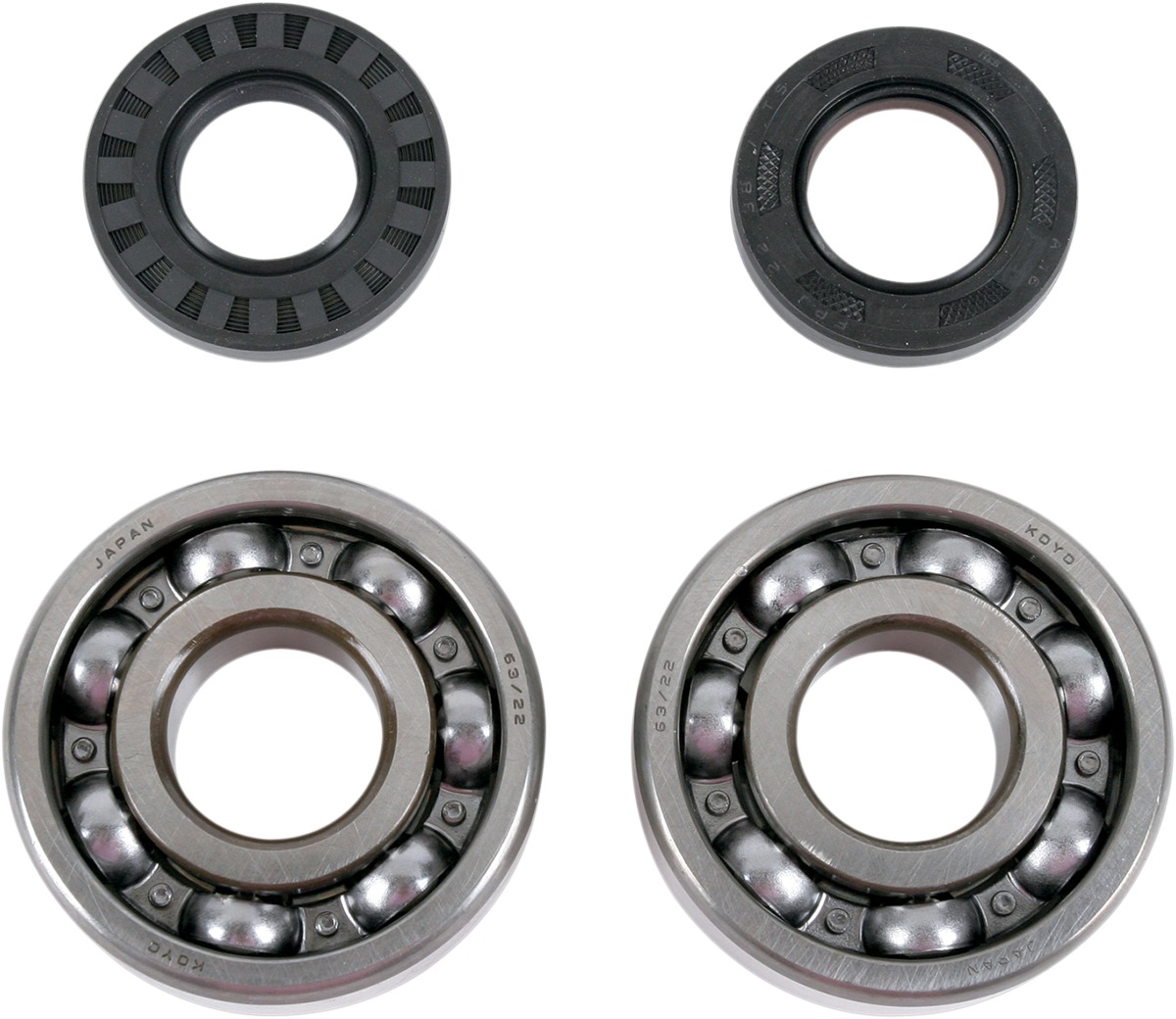 Moose Offroad Crankshaft Bearing & Seal Kit For YZ 125/X - Crank bearing kit for Yamaha YZ 125/X - Click Image to Close
