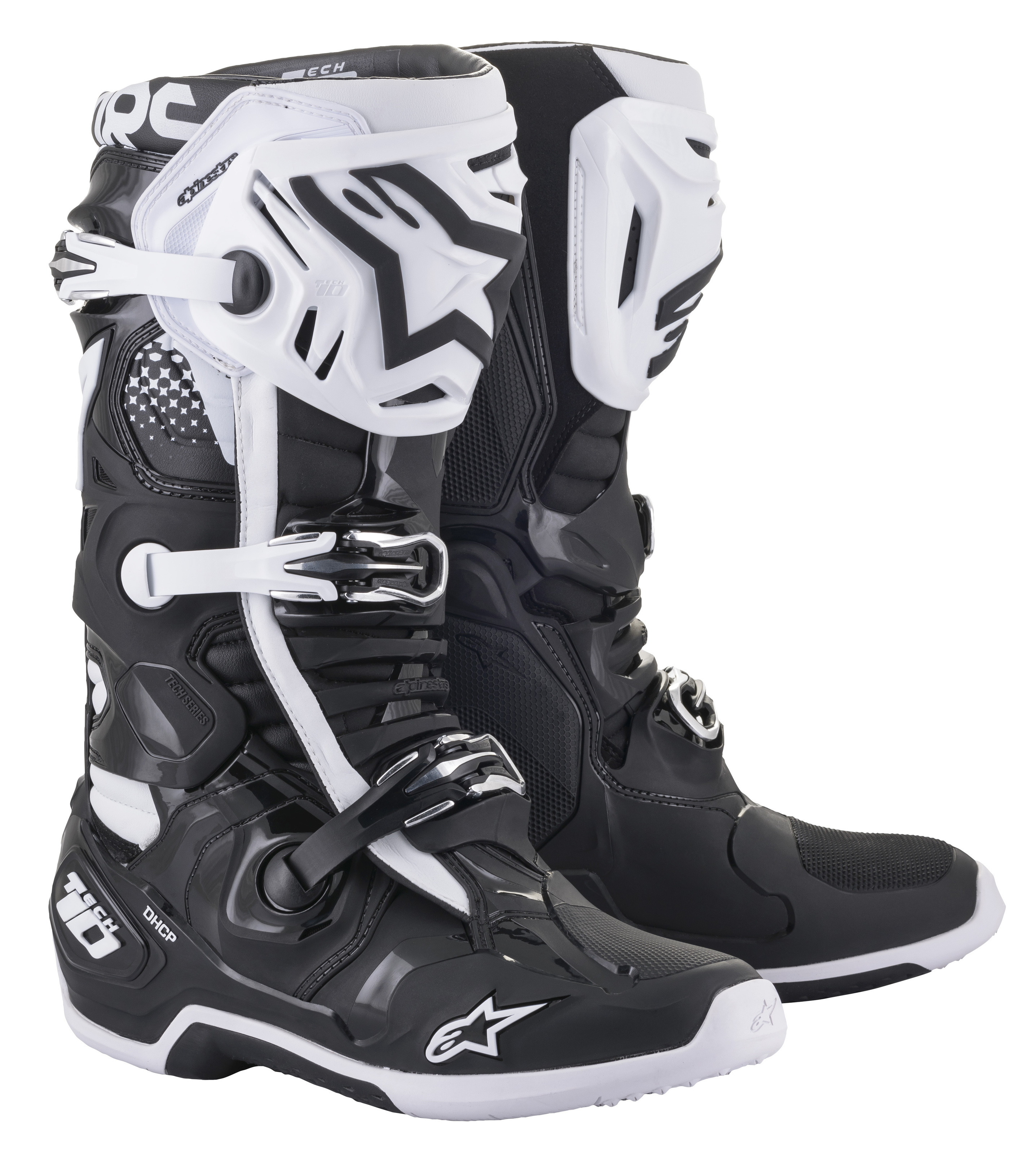 Tech 10 Boots Black/White US 12 - Click Image to Close