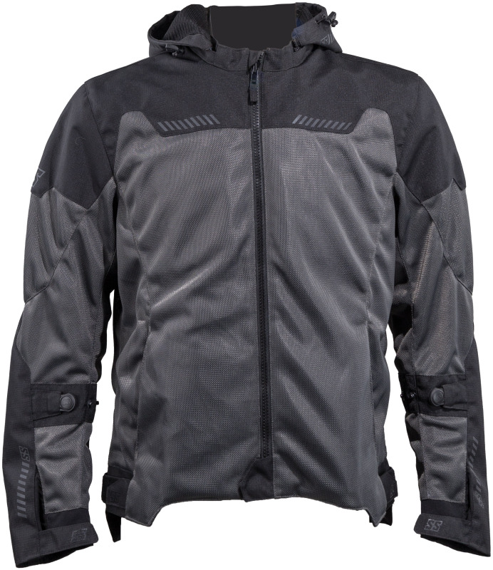 Speed and Strength Trial By Fire Mesh Jacket Grey Large - Mesh textile jacket, grey, size large - Click Image to Close
