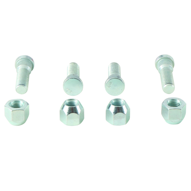QuadBoss Wheel Stud & Nut Kit For 13-15 Polaris Brutus HD - Fits 13-15 Polaris Brutus HD PTO front wheels - Click Image to Close