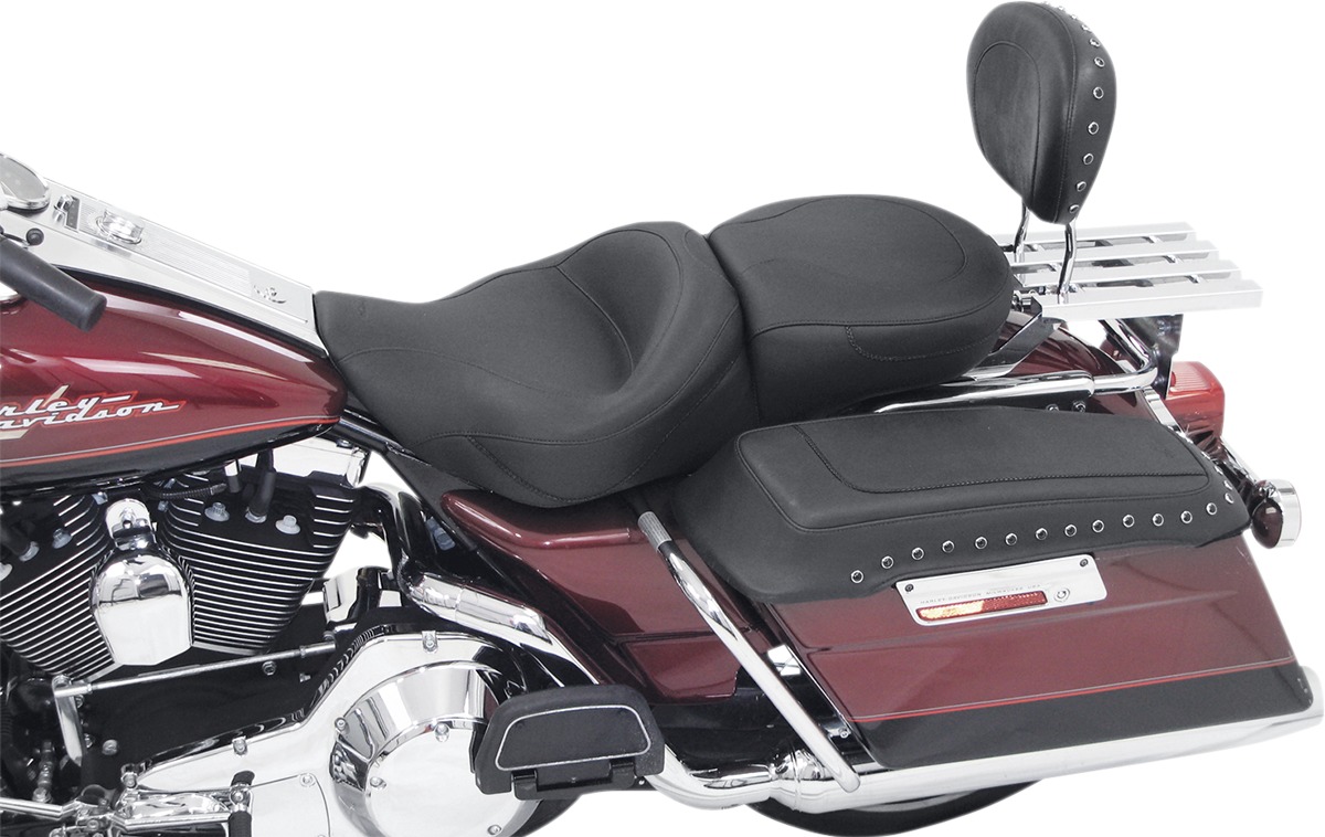 Mustang Wide Vintage Touring Seat Fits Road King/FLHX 1997-2007 - Click Image to Close