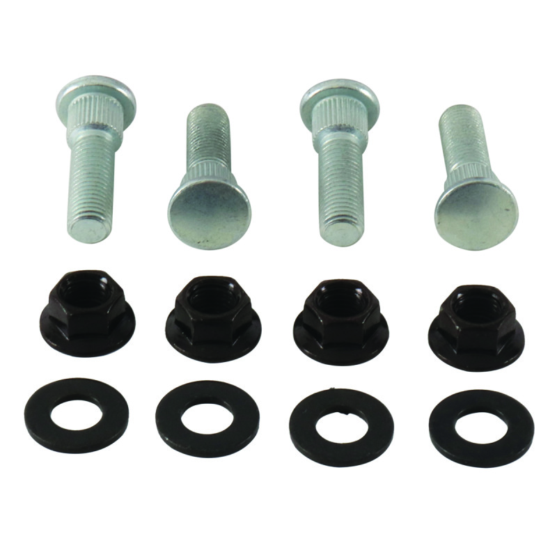 QuadBoss Front Wheel Stud & Nut Kit For 04-06 YFM350R Raptor - Fits 04-06 Yamaha YFM350R Raptor front wheels - Click Image to Close
