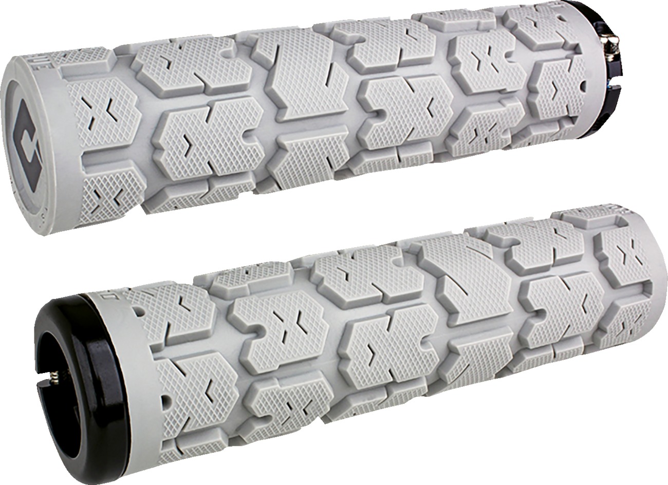 ODI Rogue 2.1 Lock-On Grips Gray/Black 33.5mm - Large pad design, shock absorption, Lock-On system - Click Image to Close