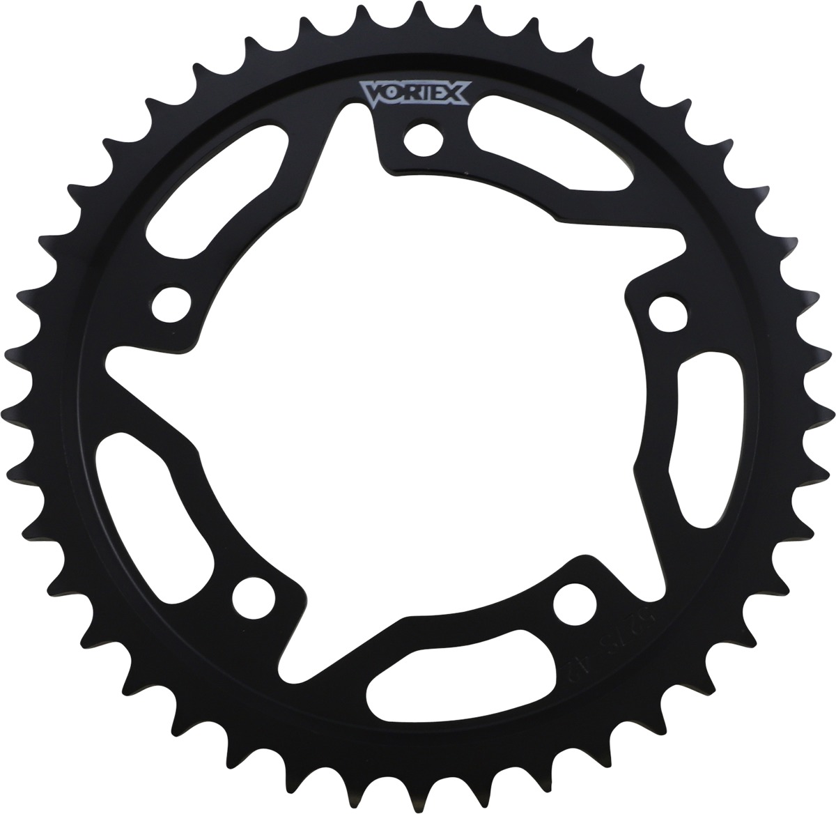 Steel Rear Sprocket 42T Black 530 - For 01-14 Suzuki Triumph - Click Image to Close