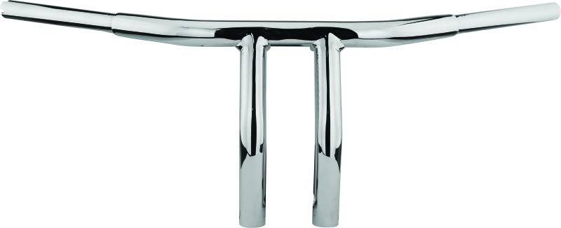 Biker's Choice Pullback 1.25" T-Bar 8" Chrome FBW Handlebars - Click Image to Close