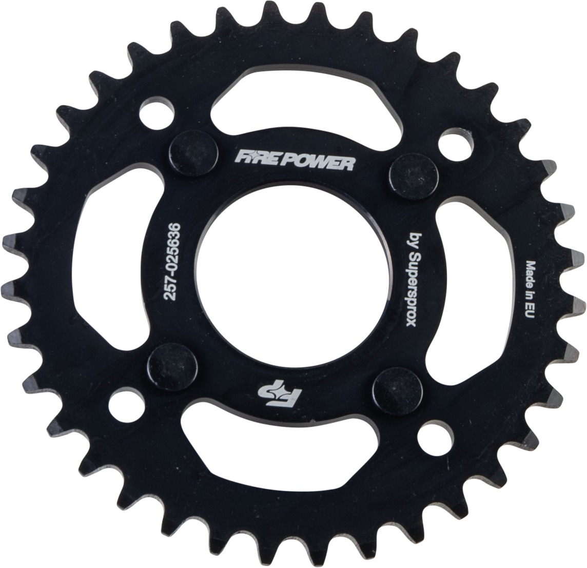 Fire Power Rear Steel Sprocket 36T Black For Honda XR80 XR75 XL80S CT70 - Click Image to Close