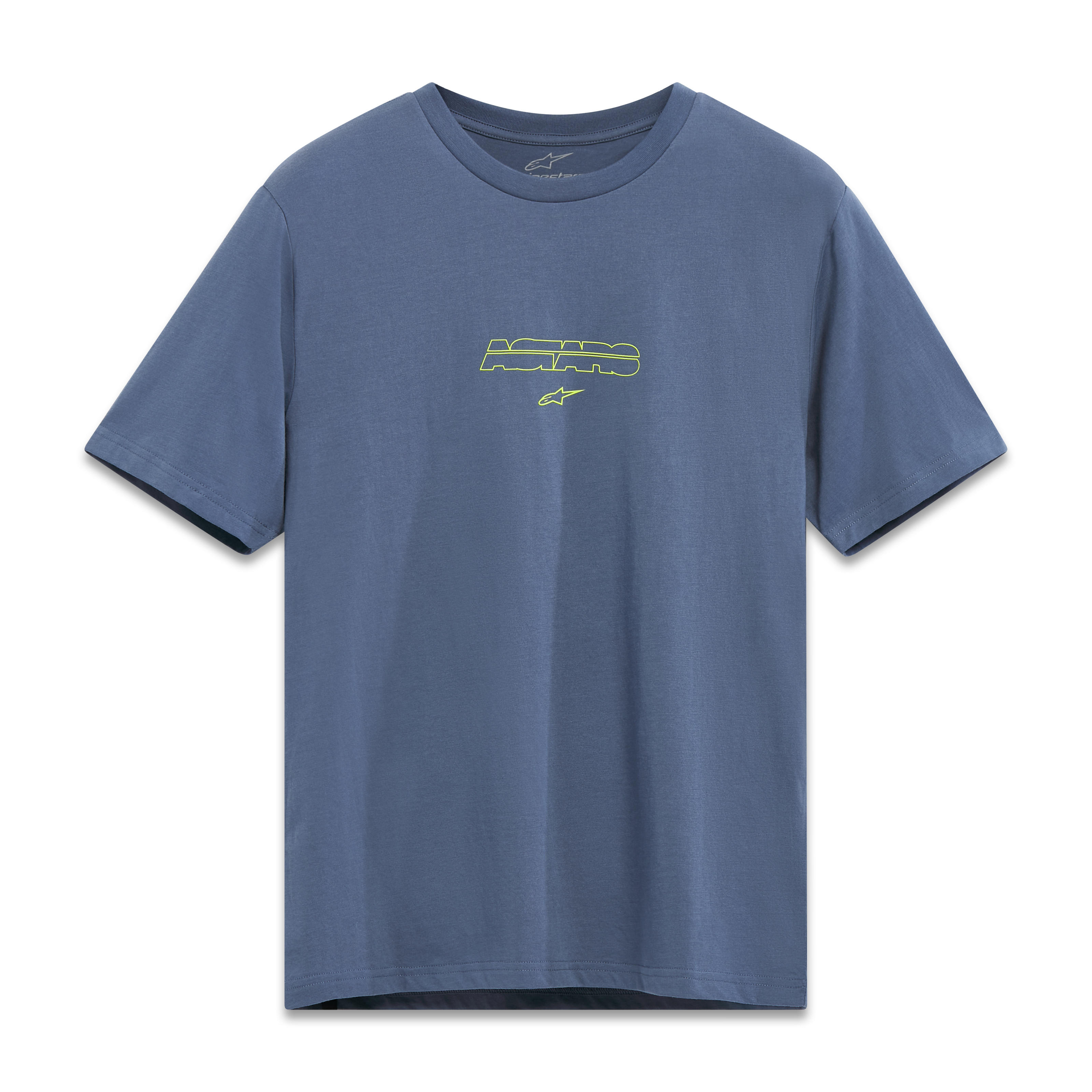 Alpinestars Bold Type Back CSF SS Tee Slate Blue X-Large - Slate Blue X-Large short sleeve tee - Click Image to Close