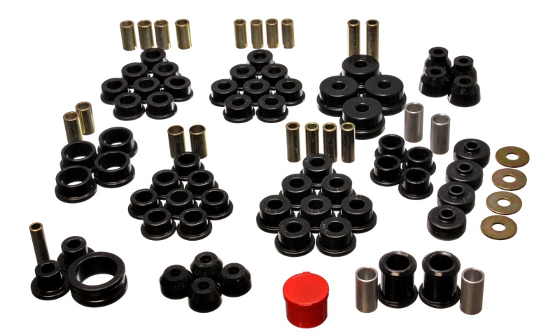 Energy Suspension Hyper-Flex Master Bushing Set Black Fits 84-95 Corvette - Click Image to Close