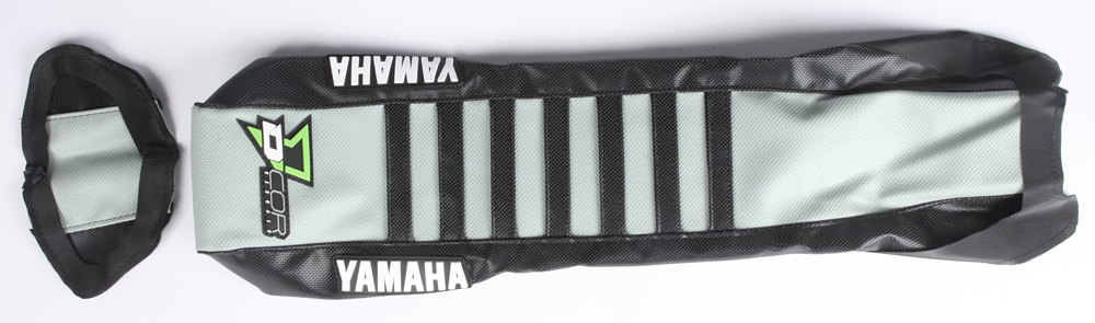 D'Cor Gripper Seat Cover Black/Grey/Black Fits 14-18 Yamaha WR YZ - Click Image to Close