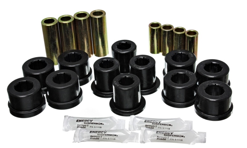 Energy Suspension Front Control Arm Bushing Set Black Fits 87-92 Toyota Supra - Click Image to Close