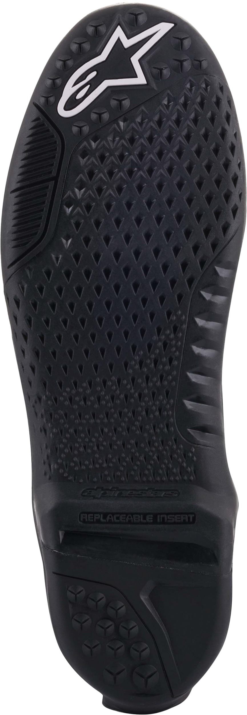 Alpinestars Tech 10 Supervent Sole Black/White Size 7/8 - Replacement sole for Tech 10 Supervented boots - Click Image to Close