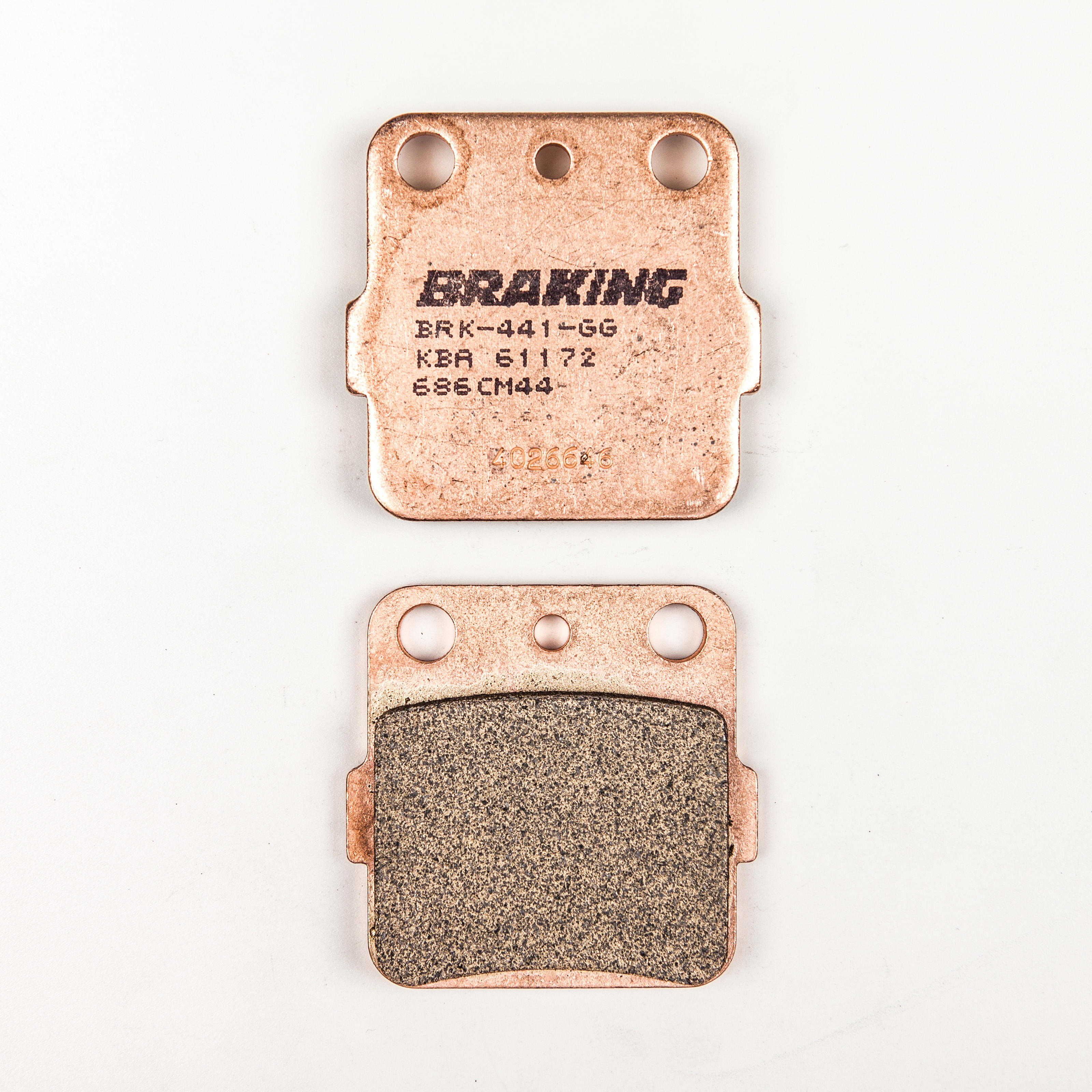 Braking 686CM44 Sintered Sport Front Brake Pad Set For Honda Kawasaki Suzuki Yamaha - Click Image to Close