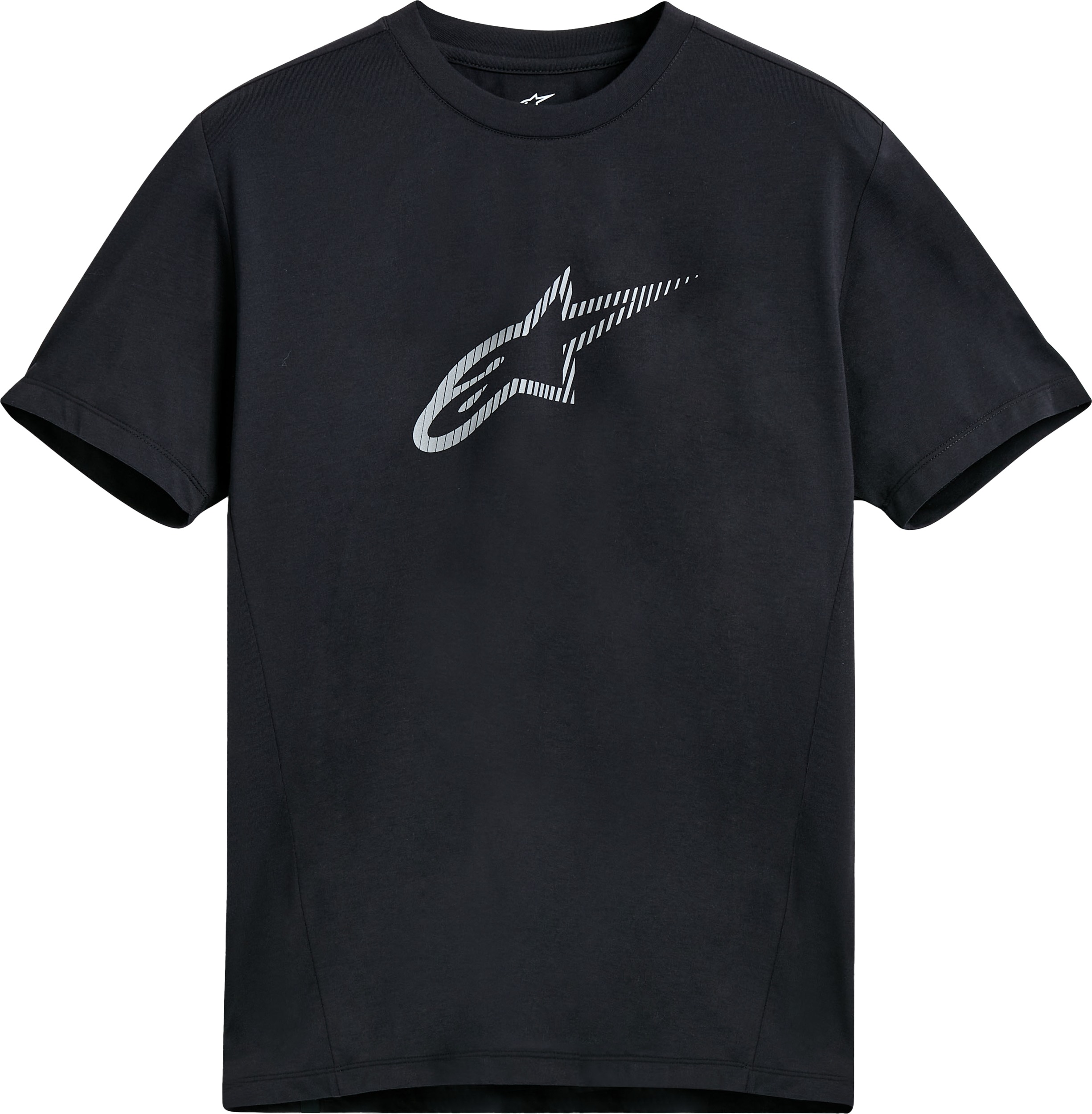 Alpinestars Exemption Performance SS Tee Black 2X-Large Men's - Men's black 2X-Large performance short sleeve tee - Click Image to Close