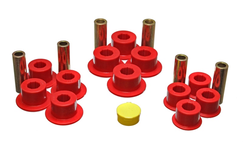Energy Suspension Rear Leaf Spring Set Red Fits Chevy - Click Image to Close