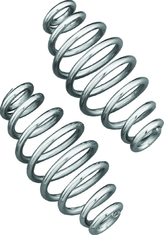 Bikers Choice 5 Inch Chrome Solo Seat Springs Universal Custom - 5 in. chrome solo seat springs, universal fit - Click Image to Close