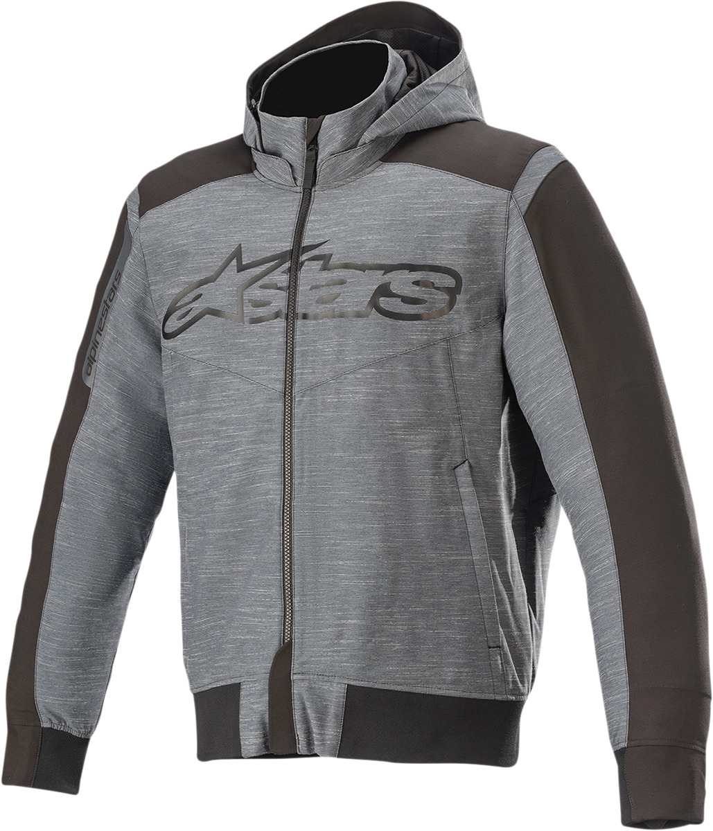 Black & Gray Rhod Armored Hoodie Jacket Medium - Click Image to Close
