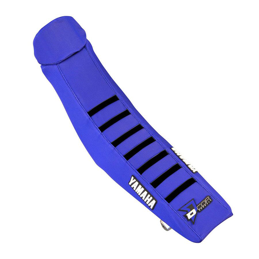D'Cor Blue Seat Cover w/Black Ribs Fits 18-19 Yamaha YZ450F YZ250F - Click Image to Close